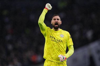 Manchester City 'den Gianluigi Donnarumma, 1 Şubat 2026' da Tottenham Hotspur 'a karşı Manchester City' de oynanan Premier League maçında 1-0 öne geçti.