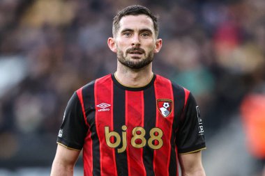 Premier Lig karşılaşmasında Bournemouth 'dan Lewis Cook Wolverhampton Wanderers, Molineux, Wolverhampton' da Bournemouth 'a karşı 31 Ocak 2026