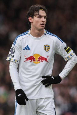 Leeds United 'dan Brenden Aaronson Premier Lig karşılaşmasında Leeds United ile Arsenal arasında 31 Ocak 2026' da, Elland Road, Leeds, İngiltere 'de oynandı.