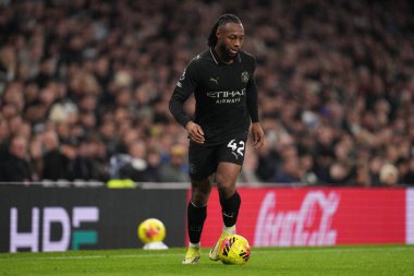 Manchester City 'den Antoine Semenyo Premier League maçı sırasında Tottenham Hotspur Manchester City' ye karşı Tottenham Hotspur Stadyumu, Londra, 1 Şubat 2026