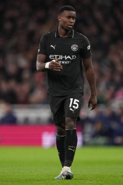 Manchester City 'den Marc Guehi Premier League maçı sırasında Tottenham Hotspur Manchester City' ye karşı Tottenham Hotspur Stadyumu, Londra, 1 Şubat 2026