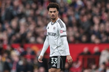 Premier Lig karşılaşmasında Fulham 'dan Antonee Robinson Manchester United' a karşı Old Trafford, Manchester, İngiltere, 1 Şubat 2026