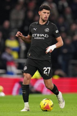 Manchester City 'den Matheus Nunes Premier League maçında Tottenham Hotspur Manchester City' ye karşı Tottenham Hotspur Stadyumu, Londra, 1 Şubat 2026