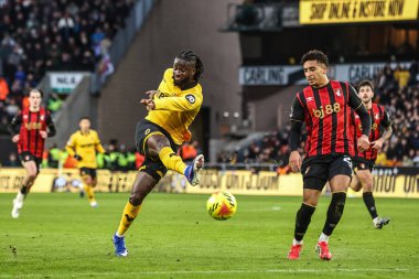 Wolverhampton Wanderers takımından Tolu Arokodare, 31 Ocak 2026 'da İngiltere' nin Wolverhampton kentinde oynanan Premier League maçında Wolverhampton Wanderers 'a karşı Bournemouth maçında gol attı.