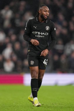 Manchester City 'den Antoine Semenyo Premier League maçı sırasında Tottenham Hotspur Manchester City' ye karşı Tottenham Hotspur Stadyumu, Londra, 1 Şubat 2026
