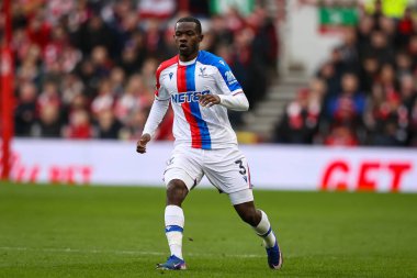 Kristal Saray 'dan Tyrick Mitchell Premier Lig maçı sırasında Nottingham Forest, Crystal Palace' a karşı City Ground, Nottingham, İngiltere, 1 Şubat 2026