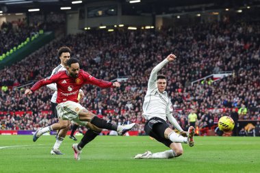 Manchester United 'dan Matheus Cunha Premier League maçında Manchester United ile Fulham maçında 1 Şubat 2026' da Old Trafford, Manchester 'da 2-0 berabere kaldı.