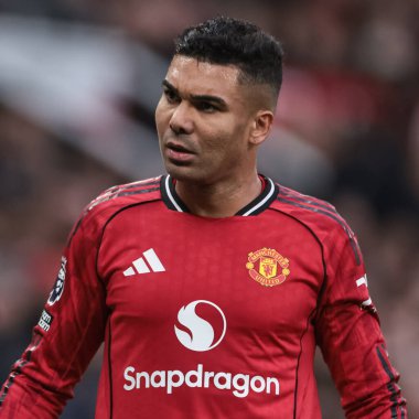 Manchester United 'ın Casemiro' su Manchester United ile Fulham maçında Old Trafford, Manchester, İngiltere 'de 1 Şubat 2026' da karşılaştı.