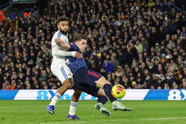 Arsenal 'den Viktor Gyokeres Premier Lig karşılaşmasında 0-3 öne geçiyor. Leeds United, Elland Road, Leeds, Birleşik Krallık' ta 31 Ocak 2026 'da oynanan maçta.