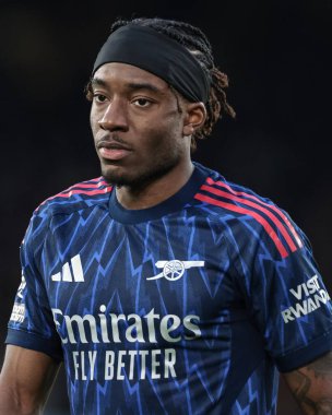 Arsenal 'den Noni Madueke Premier Lig karşılaşmasında Leeds United ile Arsenal arasında 31 Ocak 2026' da Leeds Road, İngiltere 'de oynandı.