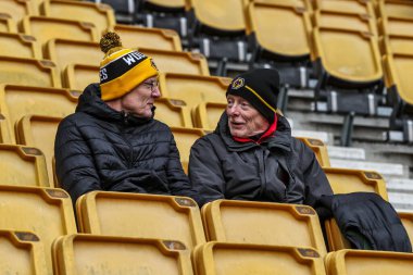 Wolves taraftarları, 31 Ocak 2026 'da İngiltere' nin Wolverhampton kentinde oynanan Premier League karşılaşmasında Wolverhampton Wanderers - Bournemouth maçına geldiler.