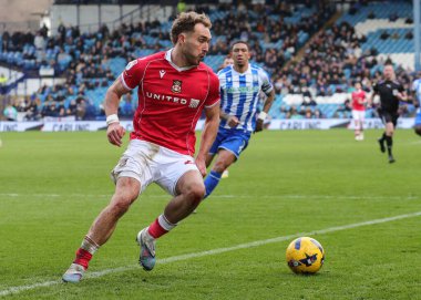 Wrexham 'dan Sam Smith 31 Ocak 2026' da Sheffield Wednesday 'in Hillsborough, Sheffield, İngiltere' de Wrexham 'a karşı oynadığı Gökyüzü İddia Şampiyonası maçında görev başında.