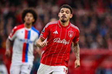 Nottingham Ormanı 'ndan Morgan Gibbs-White Premier League maçı sırasında Nottingham Forest, Kristal Saray' a karşı 1 Şubat 2026 'da Nottingham, İngiltere' de.