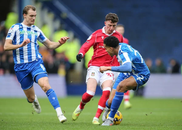 Wrexham 'dan Nathan Broadhead 31 Ocak 2026' da Sheffield Wednesday 'in Hillsborough, Sheffield, İngiltere' de Wrexham 'a karşı oynadığı Gökyüzü İddia Şampiyonası maçında görev başında.