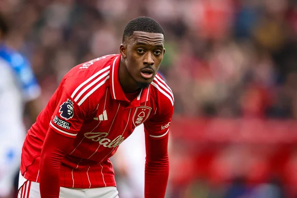 Nottingham Ormanı 'ndan Callum Hudson-Odoi Premier Lig maçı sırasında Nottingham Forest, Kristal Saray' a karşı 1 Şubat 2026 'da Nottingham, İngiltere' de.