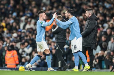 Manchester City 'den Rayan Cherki, 4 Şubat 2026' da Etihad Stadyumu 'nda Manchester City ile Newcastle United arasındaki Carabao Kupası yarı final maçında Manchester City' li Rayan Cherki 'nin yerini aldı.
