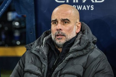 4 Şubat 2026 tarihinde Etihad Stadyumu 'nda Manchester City ile Newcastle United arasında oynanan Carabao Kupası yarı final maçında Manchester City teknik direktörü Pep Guardiola' nın teknik direktörü