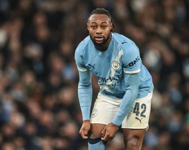 Manchester City 'den Antonie Semenyo, 4 Şubat 2026 tarihinde Etihad Stadyumu' nda Manchester City ile Newcastle United arasında oynanan Carabao Kupası yarı final maçında