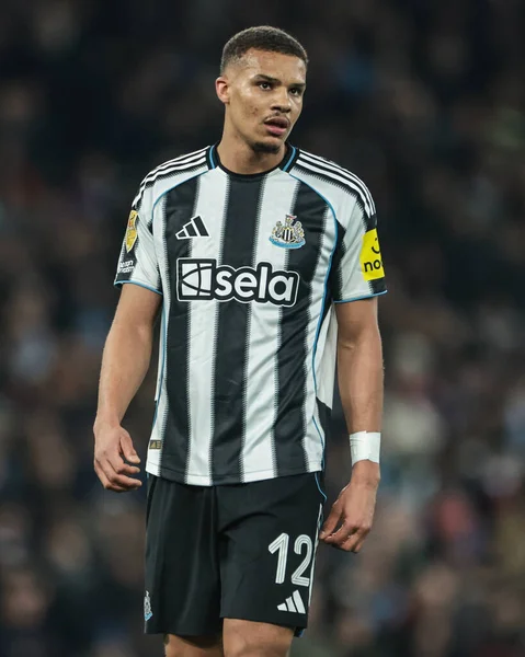 Newcastle United takımından Malick Thiaw, 4 Şubat 2026 tarihinde Etihad Stadyumu 'nda oynanan ve Manchester City ile Newcastle United arasında oynanan ikinci yarı final karşılaşmasında