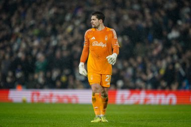 Nottingham Ormanı kalecisi Stefan Ortega Premier Lig maçında Leeds United Nottingham Ormanı 'na karşı Elland Road, Leeds, Birleşik Krallık' ta 06 Şubat 2026 'da oynanan maçta