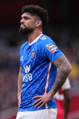 Premier Lig karşılaşmasında Sunderland 'dan Omar Alderete, 07 Şubat 2026 tarihinde Emirates, Londra, İngiltere' de Arsenal-Sunderland maçında