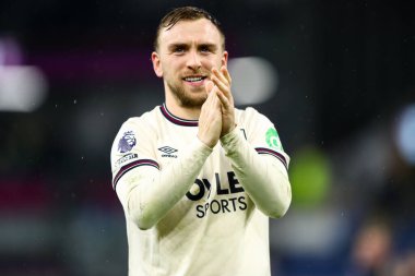 West Ham United takımından Jarrod Bowen, 7 Şubat 2026 tarihinde İngiltere 'nin Burnley kentindeki Turf Moor' da oynanan Premier League maçı Burnley-West Ham United maçında 0-2 'lik galibiyeti kutladı.