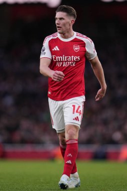 Premier Lig karşılaşmasında Arsenal 'den Viktor Gyokeres, 07 Şubat 2026 tarihinde Emirates, Londra' da Sunderland 'a karşı Arsenal maçında