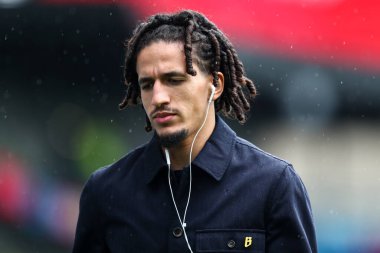 Burnley 'den Hannibal Mejbri, İngiltere' nin Burnley kentindeki Turf Moor 'da oynanan Premier Lig karşılaşması öncesinde geldi.