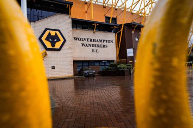 Premier Lig maçında Wolverhampton Wanderers Chelsea 'ye karşı 7 Şubat 2026 tarihinde Wolverhampton, İngiltere' de oynanan maçta stadyumun genel görünümü