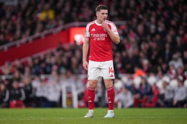 Premier Lig karşılaşmasında Arsenal 'den Viktor Gyokeres, 07 Şubat 2026 tarihinde Emirates, Londra' da Sunderland 'a karşı Arsenal maçında