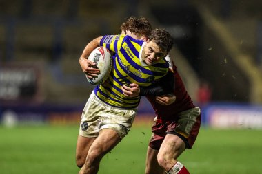 Warrington Wolves takımından Cai Taylor-Wray, 6 Şubat 2026 'da İngiltere' nin Warrington kentinde oynanan Betfred Challenge Cup maçında Warrington Wolves ve Sheffield Eagles maçında elendi.
