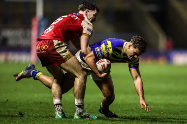 Warrington Wolves takımından Cai Taylor-Wray, 6 Şubat 2026 'da İngiltere' nin Warrington kentinde oynanan Betfred Challenge Cup maçında Warrington Wolves ve Sheffield Eagles maçında elendi.