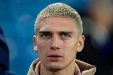 Nottingham Ormanı 'ndan Nicolas Dominguez, İngiltere' nin Leeds şehrinde oynanan Premier League maçı Leeds United - Nottingham Forest maçında attığı atıştan önce sahada inceleme yapıyor.