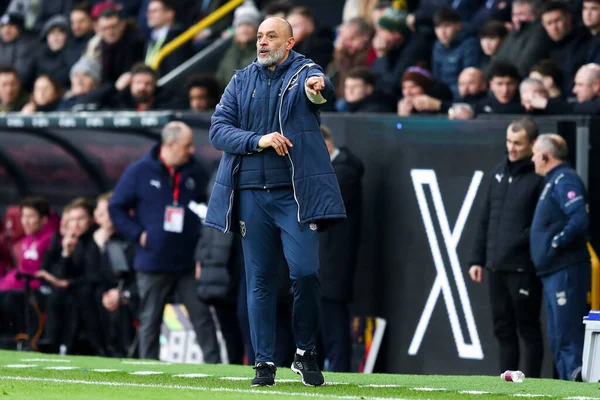 West Ham United Premier Lig maçında Nuno Espirito Santo teknik direktörü Burnley, Burnley United 'a karşı Turf Moor, Burnley, Birleşik Krallık' ta 7 Şubat 2026 tarihinde oynamıştır.