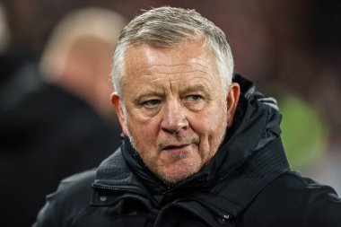 Middlesbrough 'un Kim Hellberg teknik direktörü, Sheffield United' ın 9 Şubat 2026 'da Bramall Lane, Sheffield, Birleşik Krallık' ta oynanan Sky Bet Şampiyonası maçından önce Sheffield United 'ın menajeriyle tokalaşıyor.