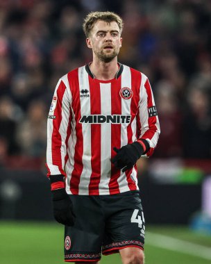 Sheffield United takımından Patrick Bamford, Sheffield United ile Middlesbrough maçında 9 Şubat 2026 'da Bramall Lane, Sheffield, İngiltere' de karşılaştı.