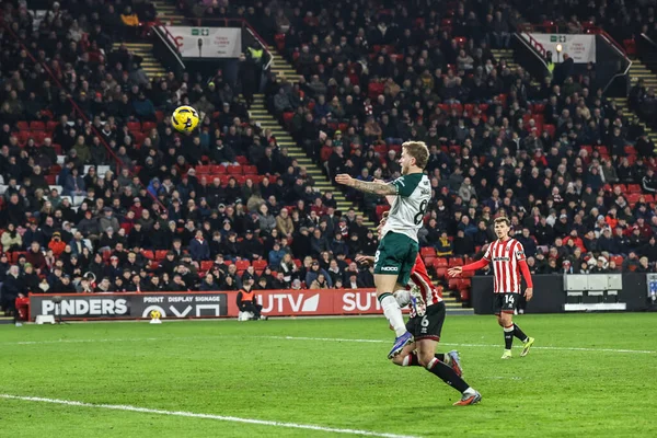 Middlesbrough 'dan Riley McGree, 9 Şubat 2026' da İngiltere 'nin Sheffield Lane şehrinde oynanan Sky Bet Şampiyonası maçında 0-2' lik skora ulaştı.