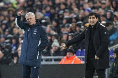 Everton teknik direktörü David Moyes, İngiltere 'nin Liverpool şehrindeki Hill Dickinson Stadyumu' nda oynanan Premier League maçında Everton ve Bournemouth maçında teknik alanda tepki gösterdi.