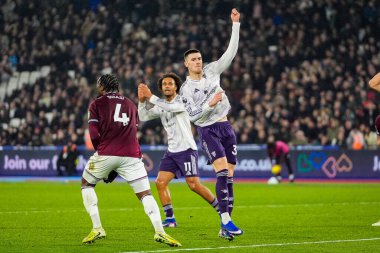 Manchester United takımından Benjamin Sesko, 10 Şubat 2026 tarihinde İngiltere 'nin Londra Stadyumu' nda oynanan Premier League maçında West Ham United ile Manchester United maçında 1-1 kazanma golünü kutluyor.