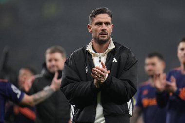 Newcastle 'ın yardımcı antrenörü Jason Tindall Premier League maçında Tottenham Hotspur, Newcastle' a karşı Tottenham Hotspur Stadyumu 'nda 10 Şubat 2026 tarihinde oynandı.