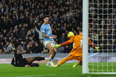 Manchester City 'den Nico O' Reilly, 11 Şubat 2026 tarihinde Etihad Stadyumu 'nda oynanan Premier League maçında Manchester City ile Fulham maçında 2-0 berabere kaldı.