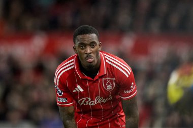 Nottingham Ormanı 'ndan Callum Hudson-Odoi Premier League maçı sırasında Nottingham Forest, Wolverhampton Wanderers' a karşı 11 Şubat 2026 'da Nottingham, İngiltere' de oynandı.