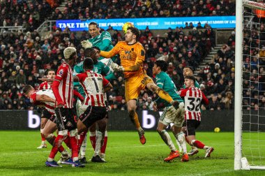 Liverpool 'dan Virgil van Dijk, 11 Şubat 2026' da İngiltere 'nin Sunderland kentinde oynanan Premier League karşılaşmasında Sunderland-Liverpool maçında 0-1' lik skora ulaştı.