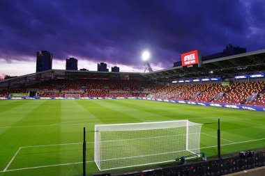 12 Şubat 2026 'da İngiltere' nin GTECH Community Stadyumu 'nda oynanan Premier League maçı sırasında gtech halk stadyumunun genel görünümü Brentford' a karşı Arsenal