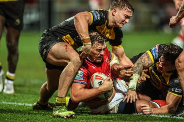 Hull KR 'dan Jai Whitbread, 12 Şubat 2026 tarihinde LNER Community Stadyumu, Lincoln, İngiltere' de oynanan Betfred Süper Lig 1. Raundunda, York Knights vs Hull KR maçına gidiyor.