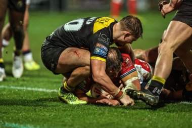 Hull KR 'dan Jai Whitbread, 12 Şubat 2026 tarihinde LNER Community Stadyumu, Lincoln, İngiltere' de oynanan Betfred Süper Lig 1. Raundunda, York Knights vs Hull KR maçına gidiyor.