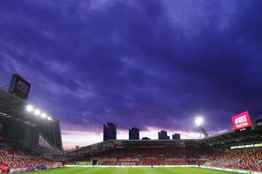 İngiltere 'nin GTECH Community Stadyumu' nda oynanan Premier League karşılaşması öncesinde Gtech Community Stadyumu genel görünümü Brentford 'a karşı Arsenal maçı 12 Şubat 2026