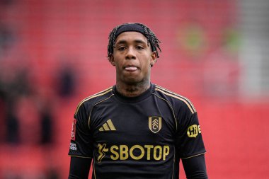 Fulham 'dan Harrison Reed 15 Şubat 2026 tarihinde Birleşik Krallık' ın Bet365 Stadyumu 'nda oynanan 4. Raundda Stoke City ile Fulham arasında oynanan 4.