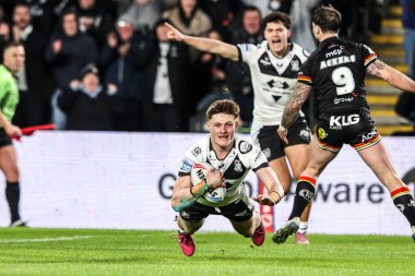 Hull FC 'den Davy Litten, 14 Şubat 2026' da İngiltere 'nin Hull kentindeki MKM Stadyumu' nda oynanan Betfred Süper Lig 1.