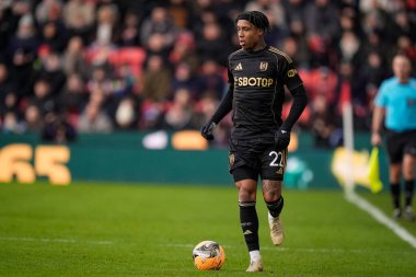 Fulham 'dan Kevin, 15 Şubat 2026 tarihinde Birleşik Krallık' ın Trent kentindeki Bet365 Stadyumu 'nda oynanan 4.